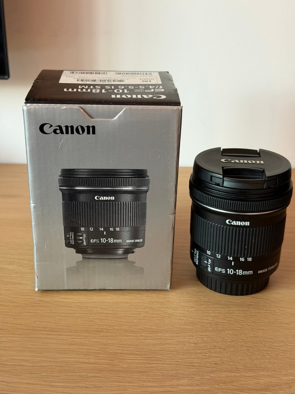Canon EF-S 10-18mm f/4.5-5.6 IS STM Groothoeklens, Audio, Tv en Foto, Fotografie | Lenzen en Objectieven, Canon, Autofocus, Zo goed als nieuw