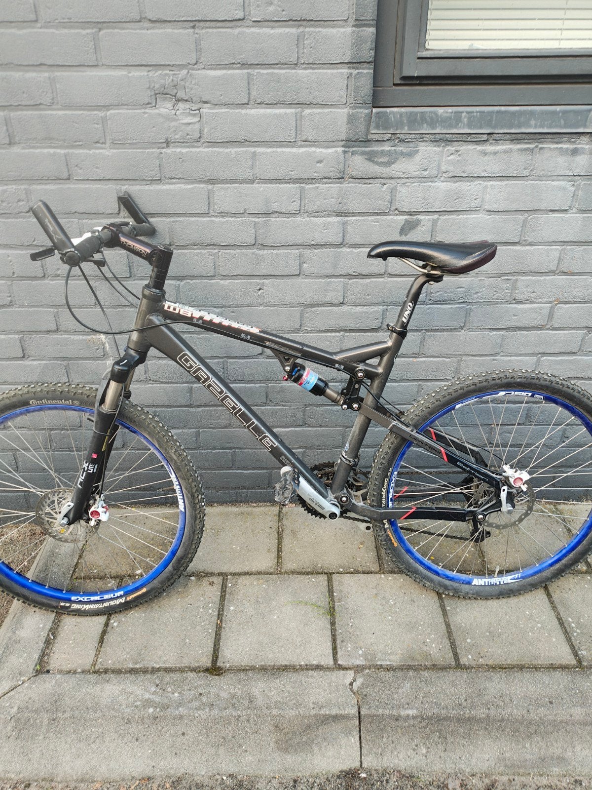 Gazelle W8 Limited Edition Mountainbike - Volledig geveerd, Ophalen, Zo goed als nieuw, Schijfrem, Gazelle