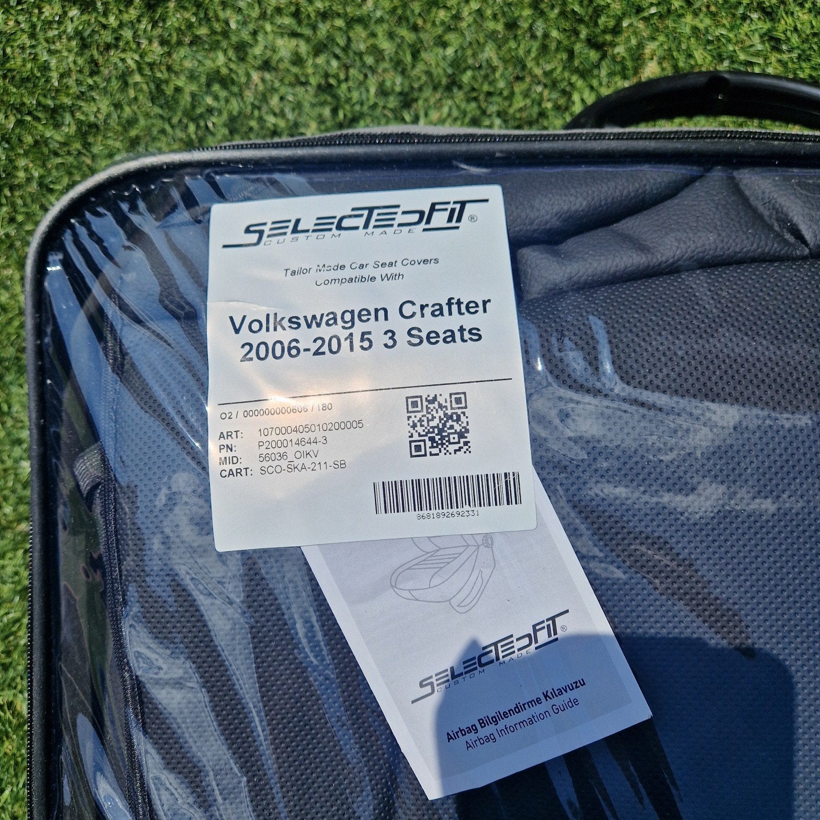 Luxe Stoelhoezen voor VW Crafter 2006-2015 (3 zitplaatsen), Ophalen of Verzenden, Nieuw, Volkswagen