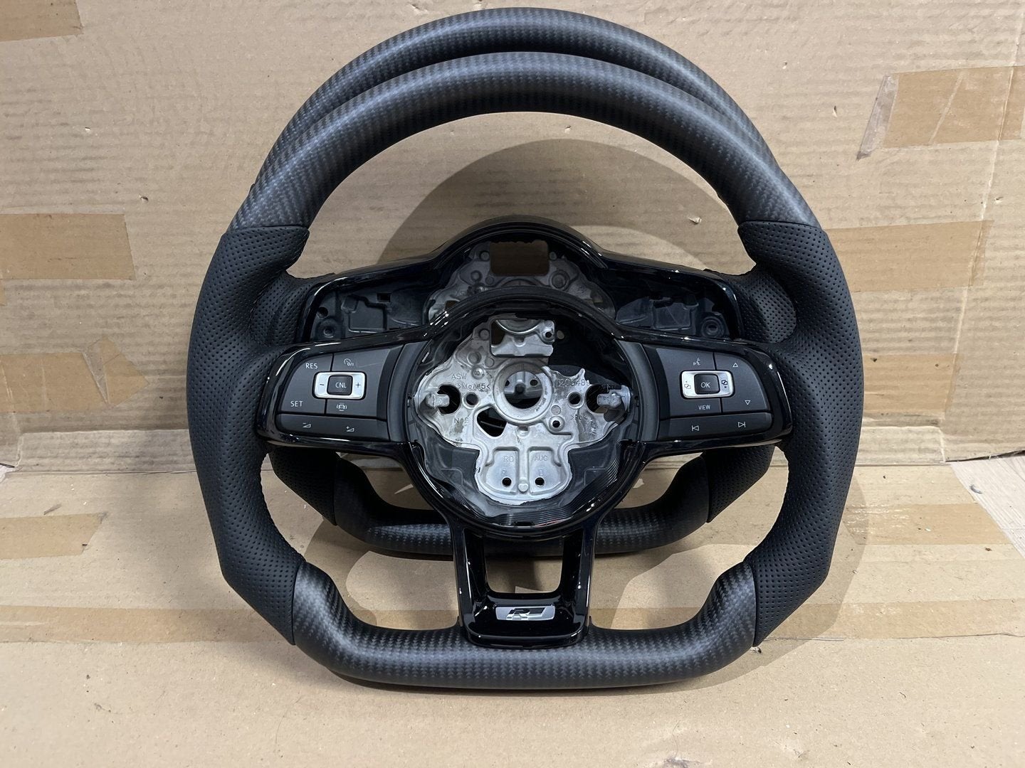 Uniek golf 7 7.5 r20 gri gtd stuurwiel carbon, Auto-onderdelen, Besturing, -, Volkswagen, -, Nieuw
