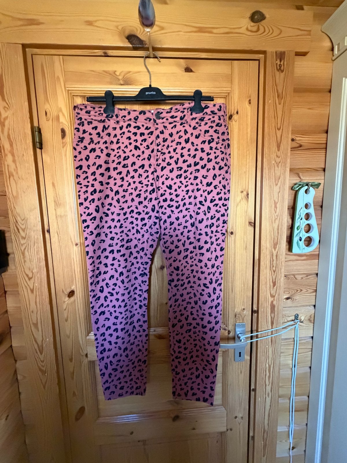 Broek lang 3/4 panterprint tom tailor 48 stretch taille  49, Kleding | Dames, Bruin, Maat 46/48 (XL) of groter, Ophalen of Verzenden