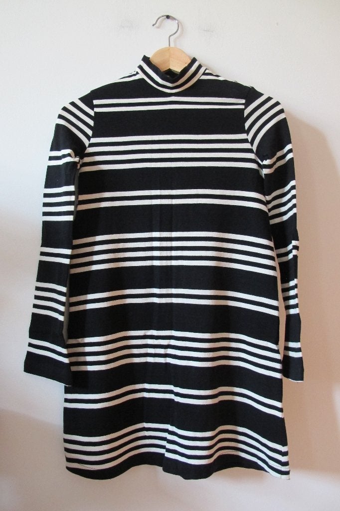 Long sleeves striped dress (ZARA), Ophalen of Verzenden, Zo goed als nieuw, Maat 36 (S), Boven de knie