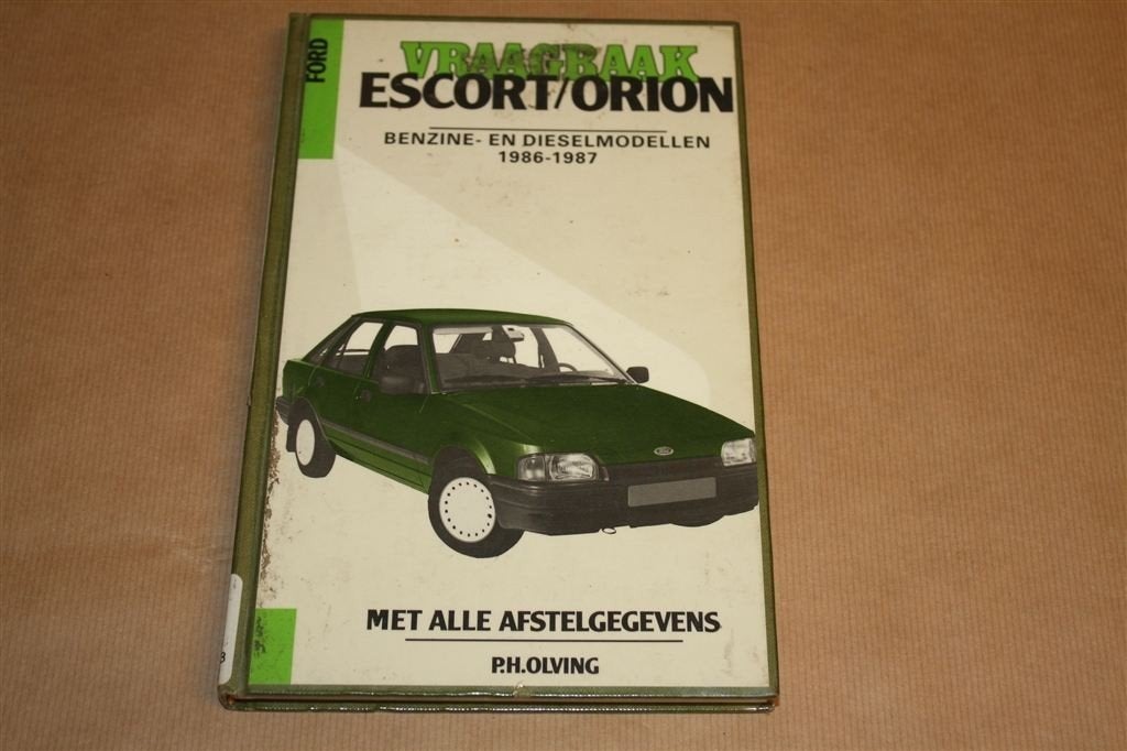 Vraagbaak Ford Escort/Orion. 1986-1987. Gebonden., Ophalen of Verzenden