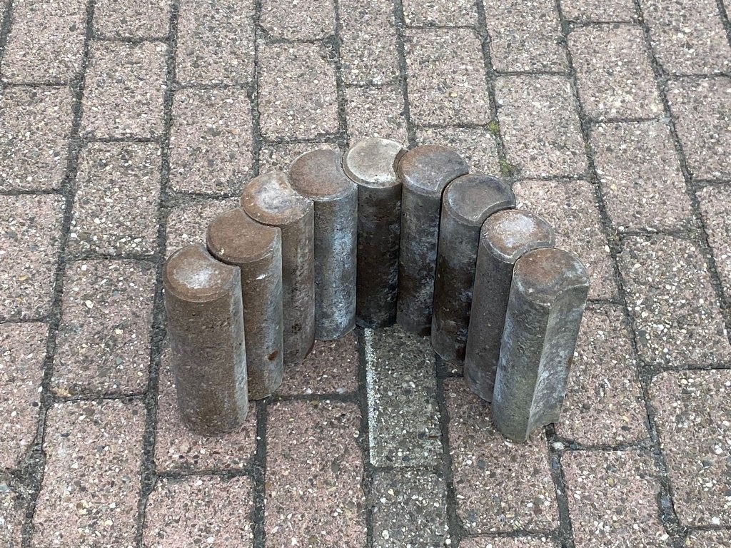 Palissade Rond Bruin 8x25 cm 775x Stukprijs: €2,00!, Ophalen, Biels, Nieuw, Minder dan 25 cm