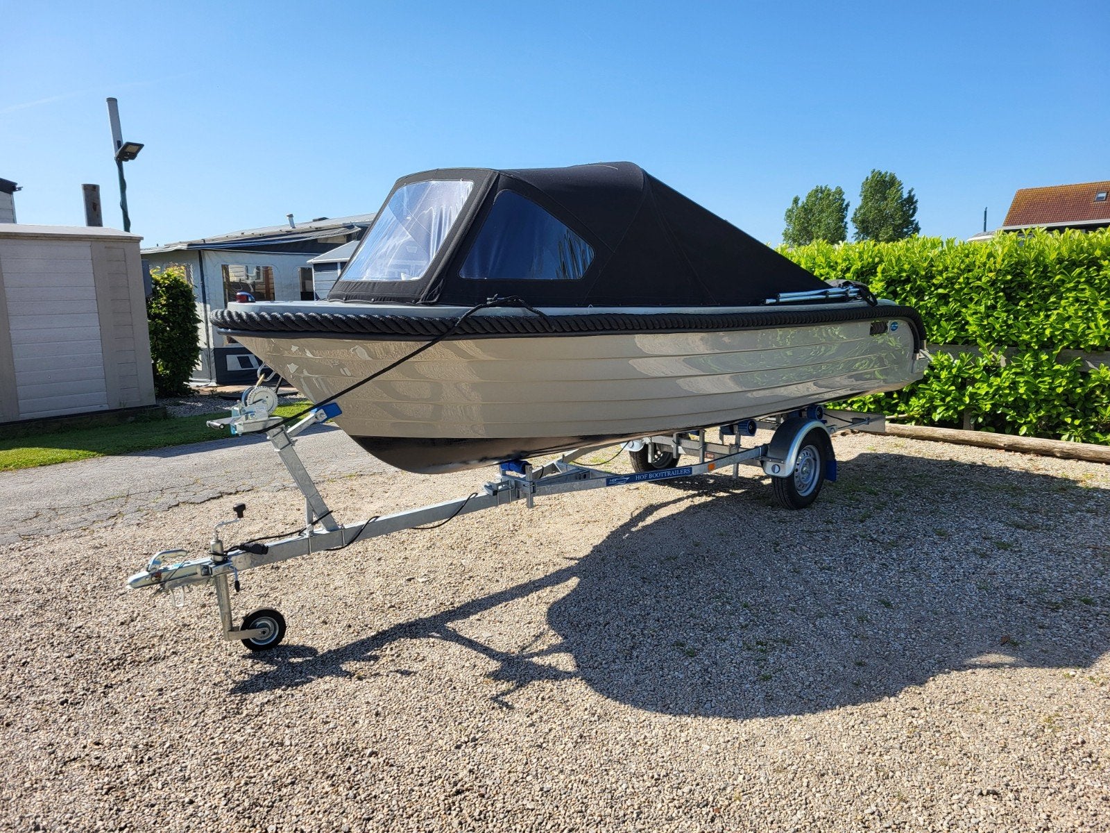 Gentle 555 Tender Sloep met Trailer en Tohatsu Motor, Ophalen, Tender, Rondzit, Zo goed als nieuw