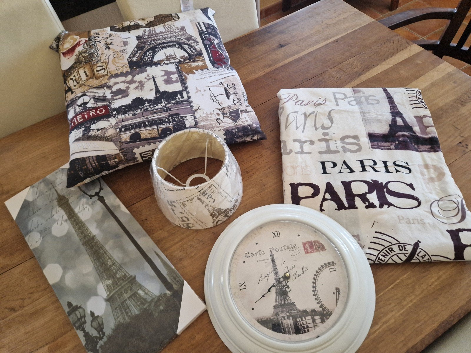 Leuke set van Parijs voor slaapkamer / tienerkamer, Ophalen of Verzenden, Eenpersoons
