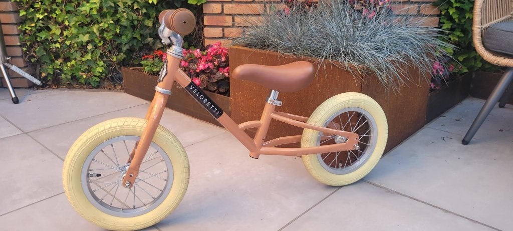 Veloretti Mini 12 inch loopfiets, Kinderen en Baby's, Speelgoed | Buiten | Voertuigen en Loopfietsen, Zo goed als nieuw, Loopfiets