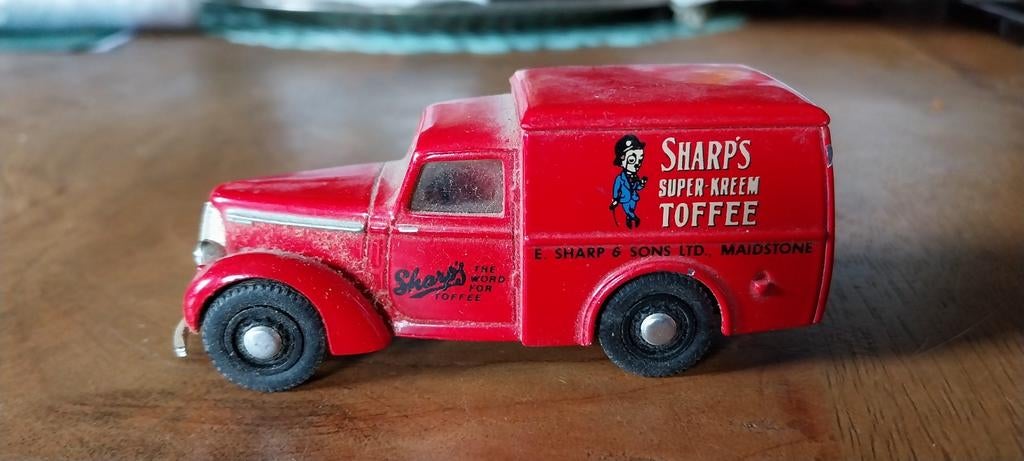 Dinky Toys Sharp's Super-Kreem Toffee bestelwagen, Ophalen of Verzenden, Gebruikt