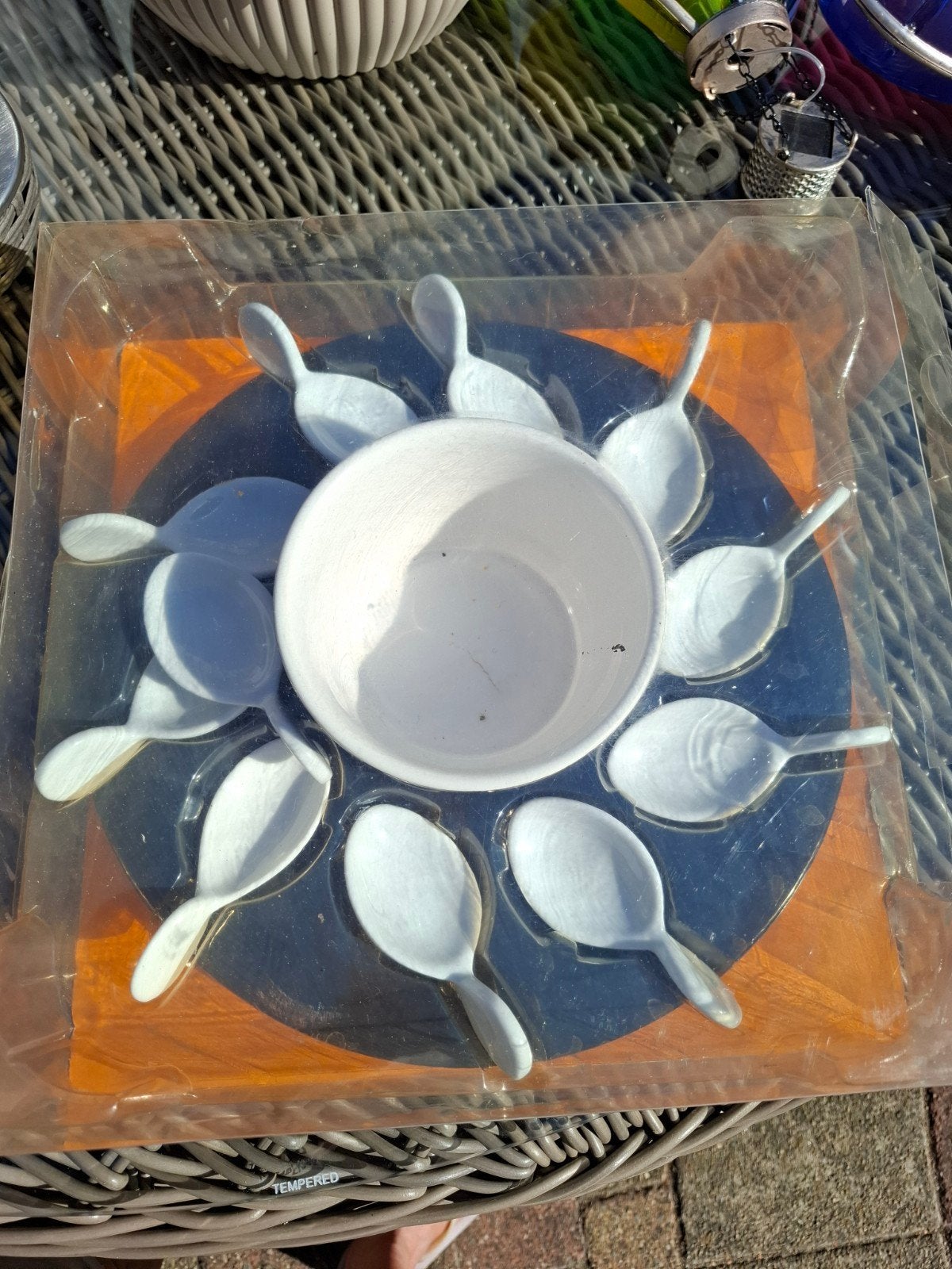 tapas set, Witgoed en Apparatuur, Fonduesets, Ophalen, Nieuw, Brander, Fondueset