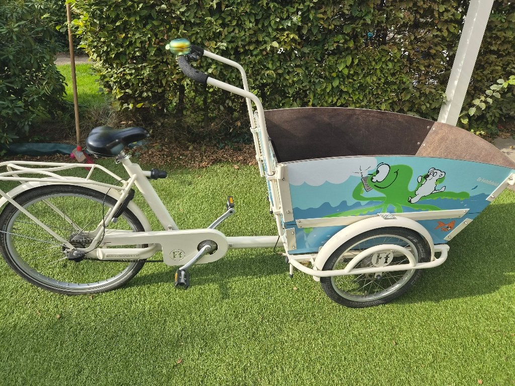 Zeer leuke bakfiets 5 versn., Fietsen en Brommers, Ophalen, Terugtraprem, Gebruikt, 2 kinderen