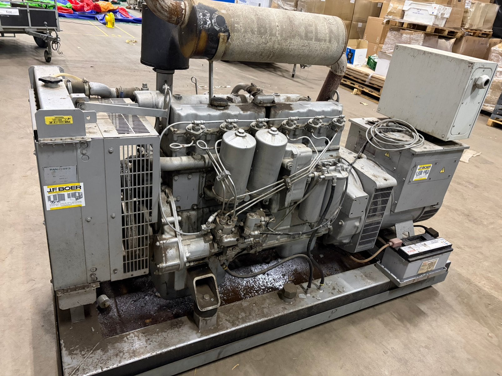 105 kva motor  noodstroom aggregaat, Ophalen of Verzenden