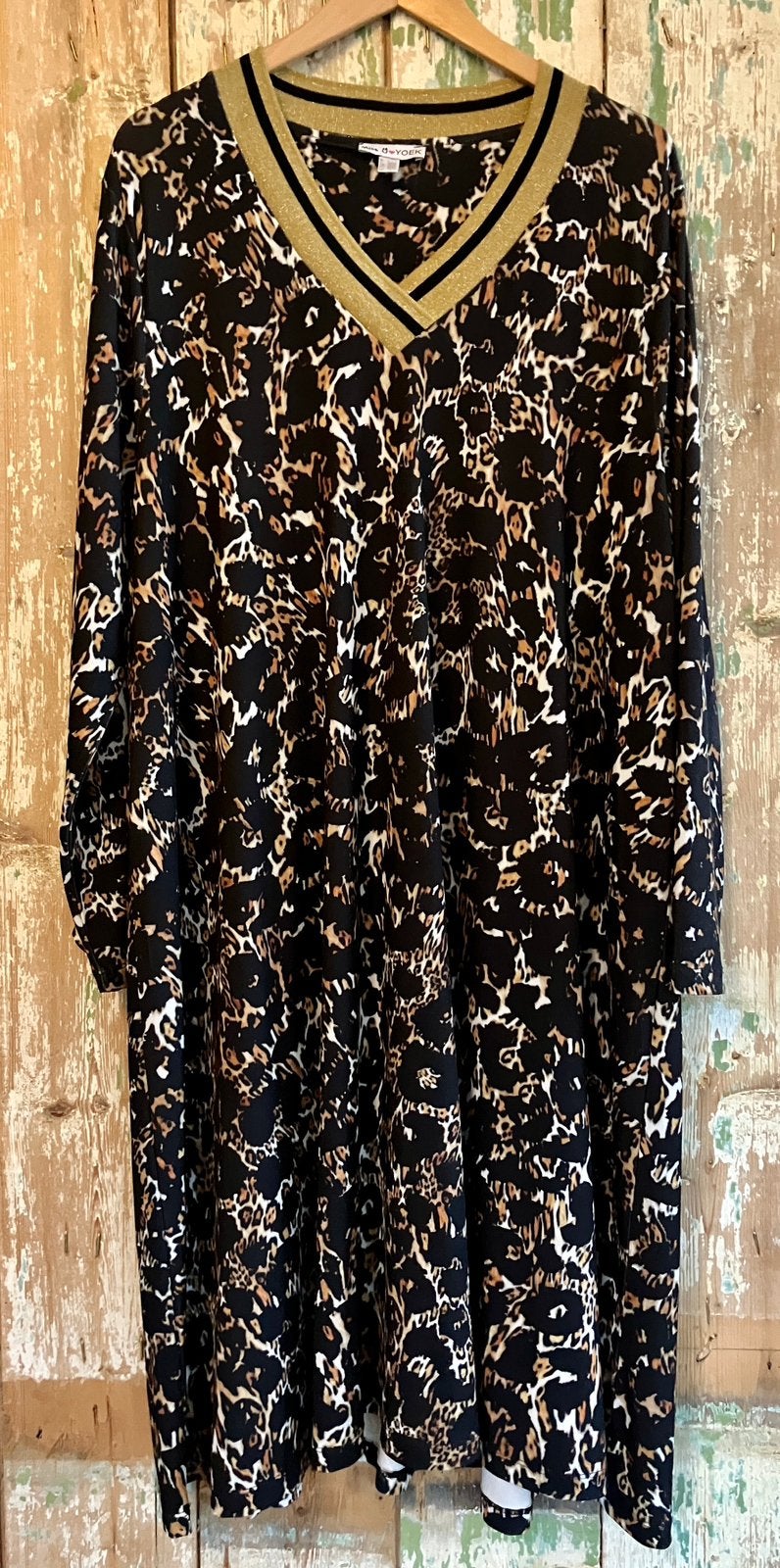 Jurk tuniek van Miss Yoek, mt L valt als XL 50-52, Kleding | Dames, Ophalen, Yoek, Zo goed als nieuw, Blouse of Tuniek