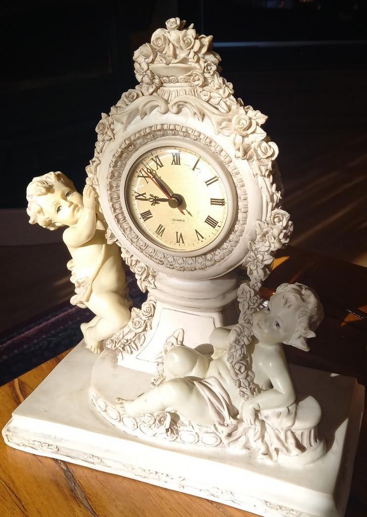 Antieke Avon Cherub Klok Montefiori Collectie - Barokstijl, Ophalen