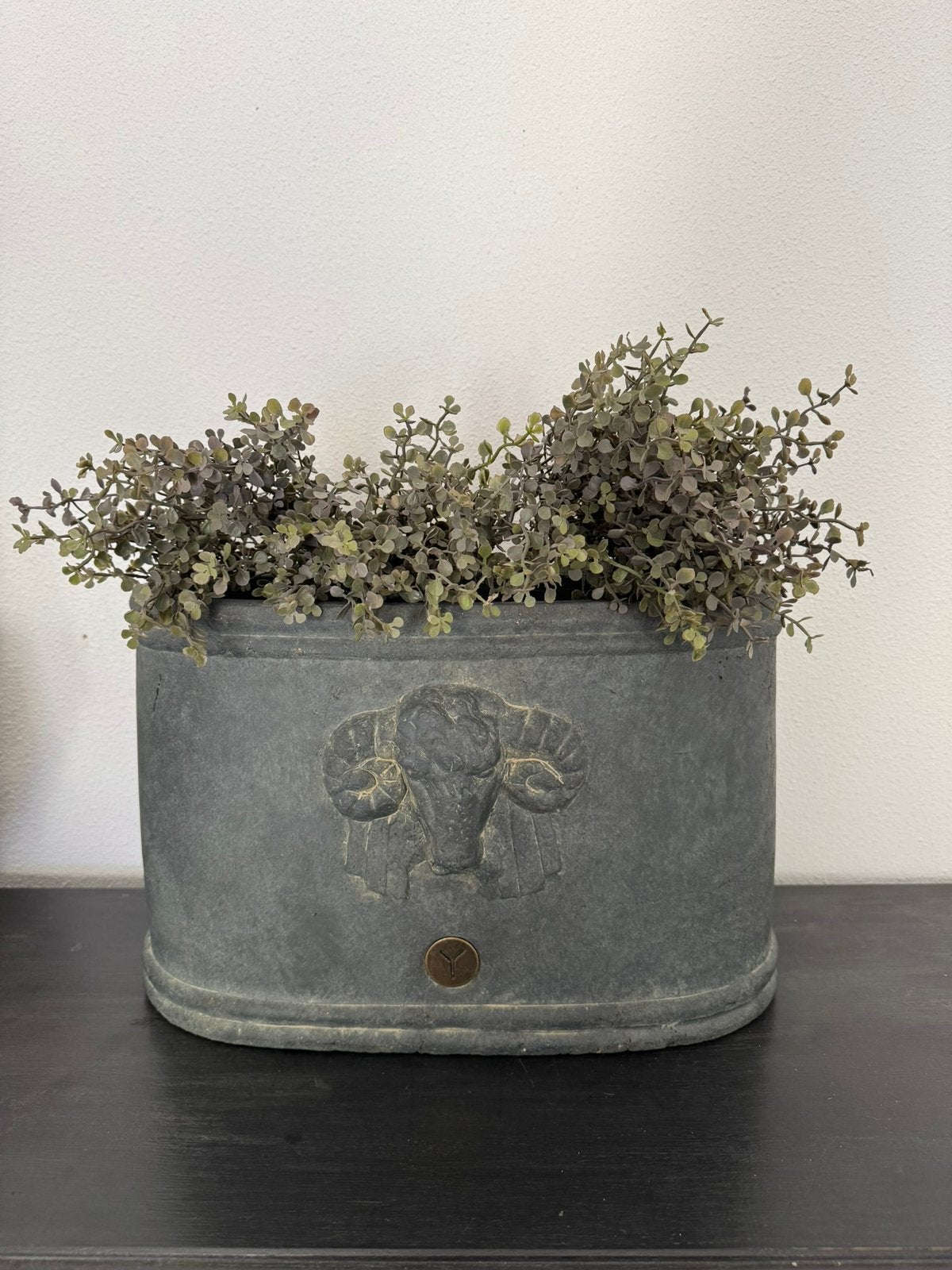 BRYNXZ Planter Oval With Ram Majestic Vintage., Ophalen of Verzenden, Nieuw