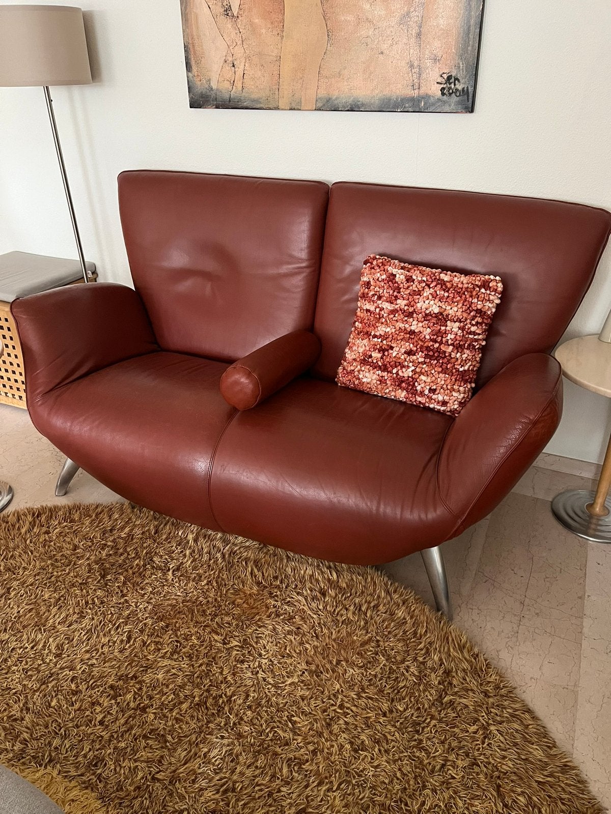 Leolux Panta Rhei bank, Ophalen, Gebruikt, 150 tot 200 cm, Tweepersoons