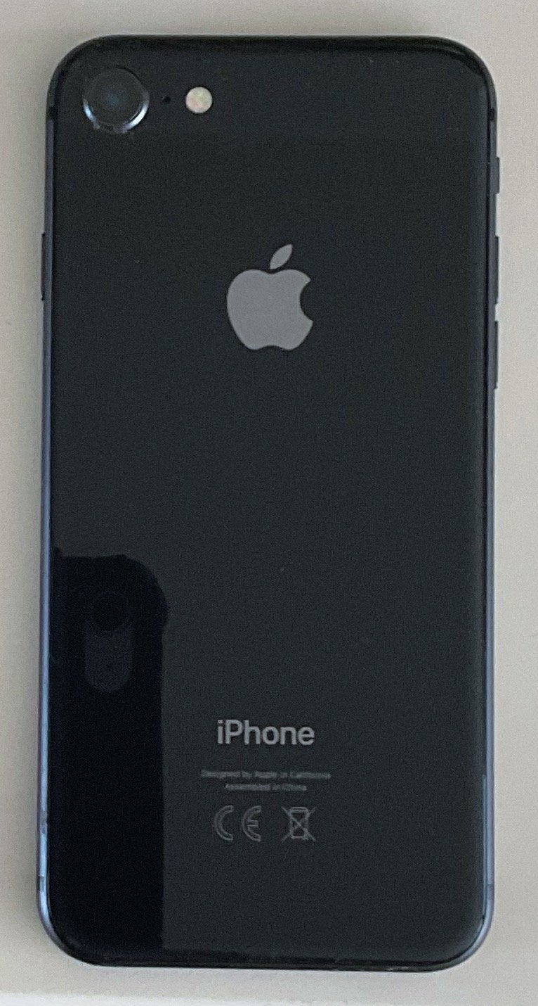 Zwarte iPhone 8 - 128 GB - iOS 16.7.17 - Goede staat, Zwart, Ophalen of Verzenden, 128 GB, Gebruikt
