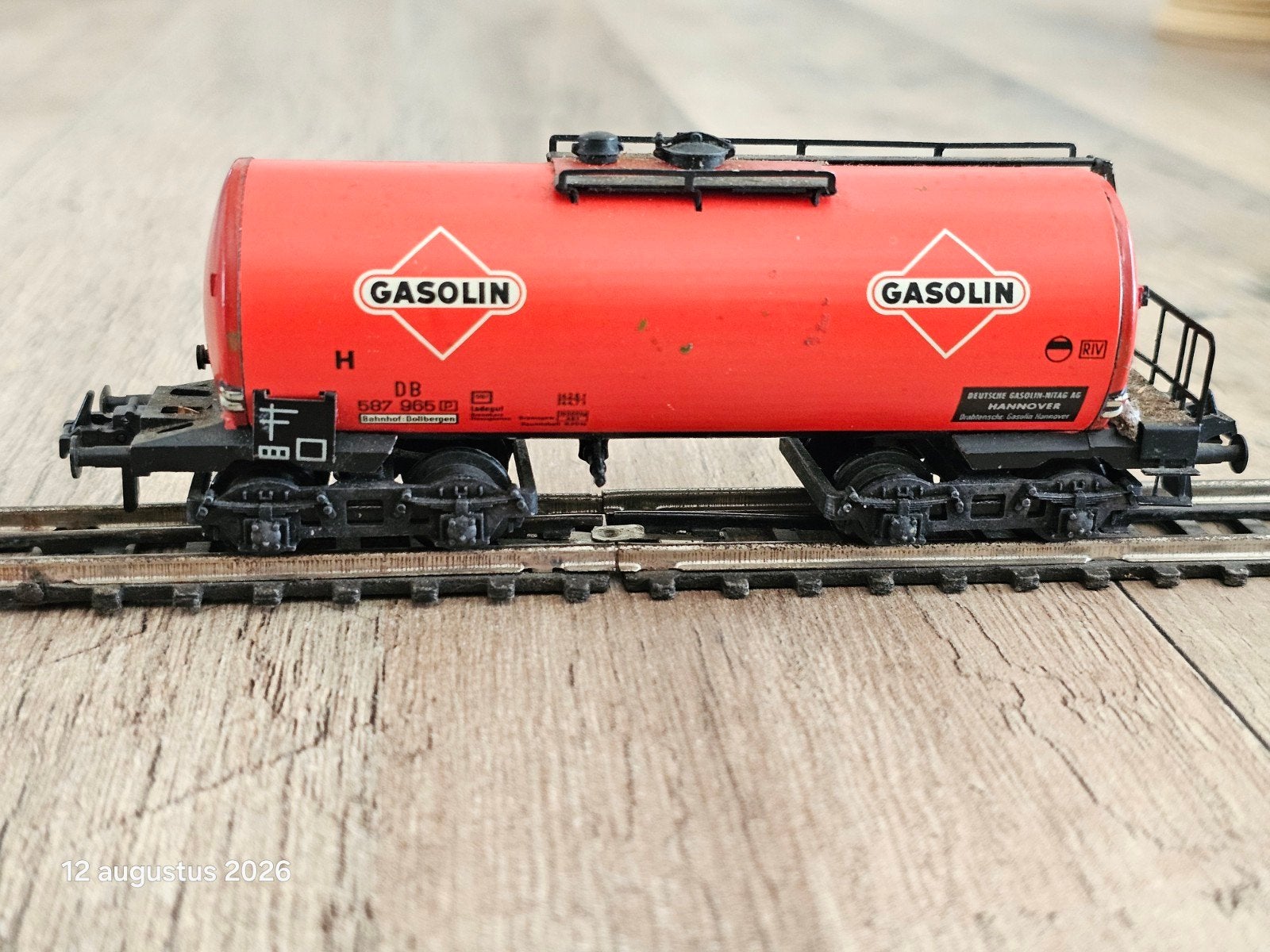 Trix-Express Gasolin ketelwagen 3495, Gebruikt, Gelijkstroom, Trix, Wagon