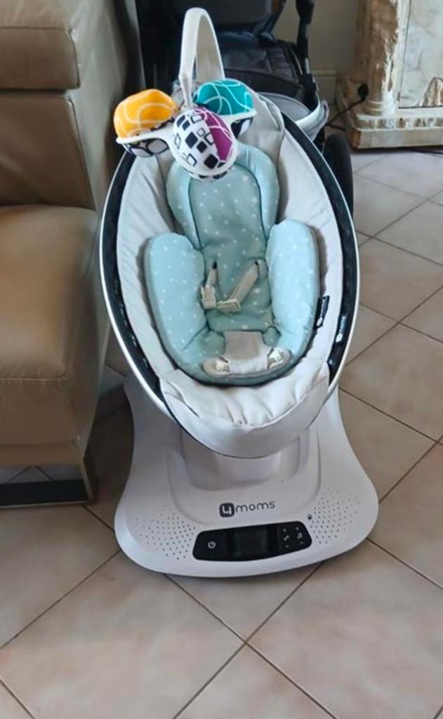 4moms mamaRoo 4.0 Schommelstoel/Wipstoel, Ophalen, Zo goed als nieuw, Verstelbaar