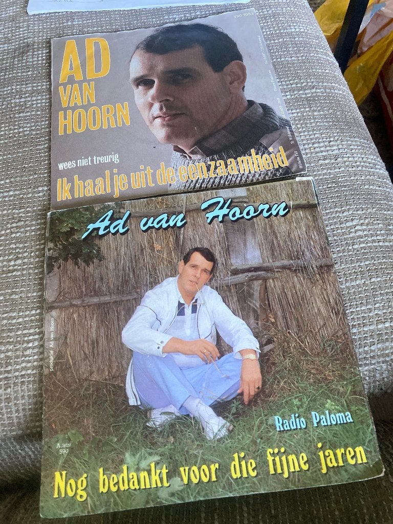 Ad van Hoorn - 2 Singles (Nederlandstalig), Cd's en Dvd's, Gebruikt, 7 inch, Ophalen of Verzenden, EP