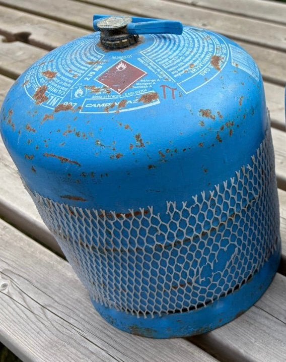 1 lege gasfles te koop, Ophalen, Gebruikt