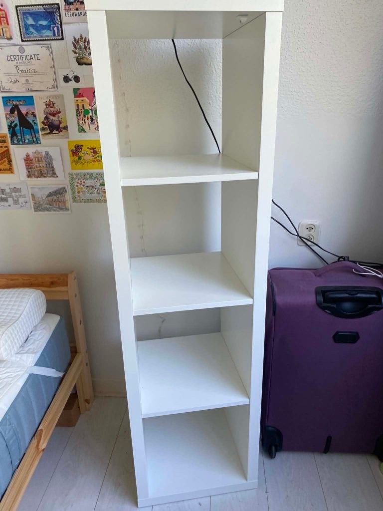 White Ikea Cube Shelf, Ophalen, Gebruikt