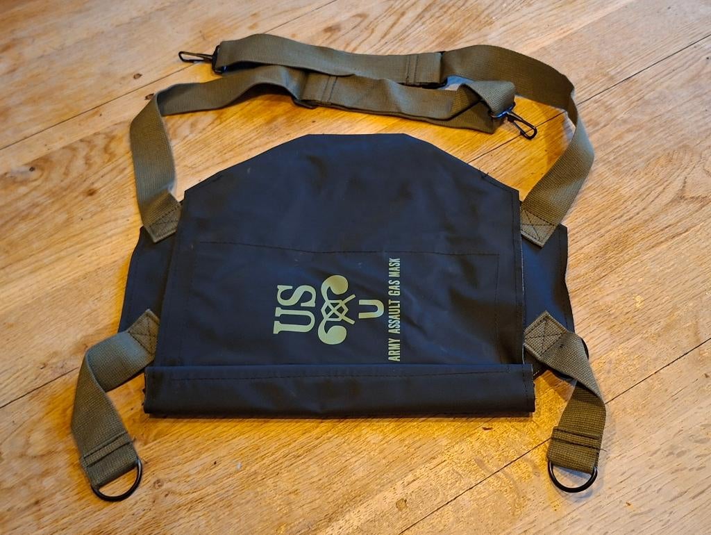 US Army WWII M7 Assault Gas Mask Bag, Verzenden, Landmacht, Amerika, Kleding of Schoenen