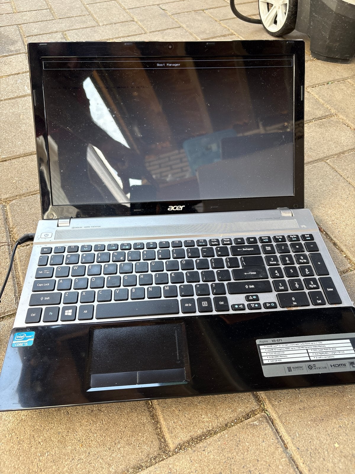 Acer Aspire V3-571 Laptop voor onderdelen (i5, 6GB RAM, 500G, 2 tot 3 Ghz, Ophalen of Verzenden, Niet werkend, 4 GB