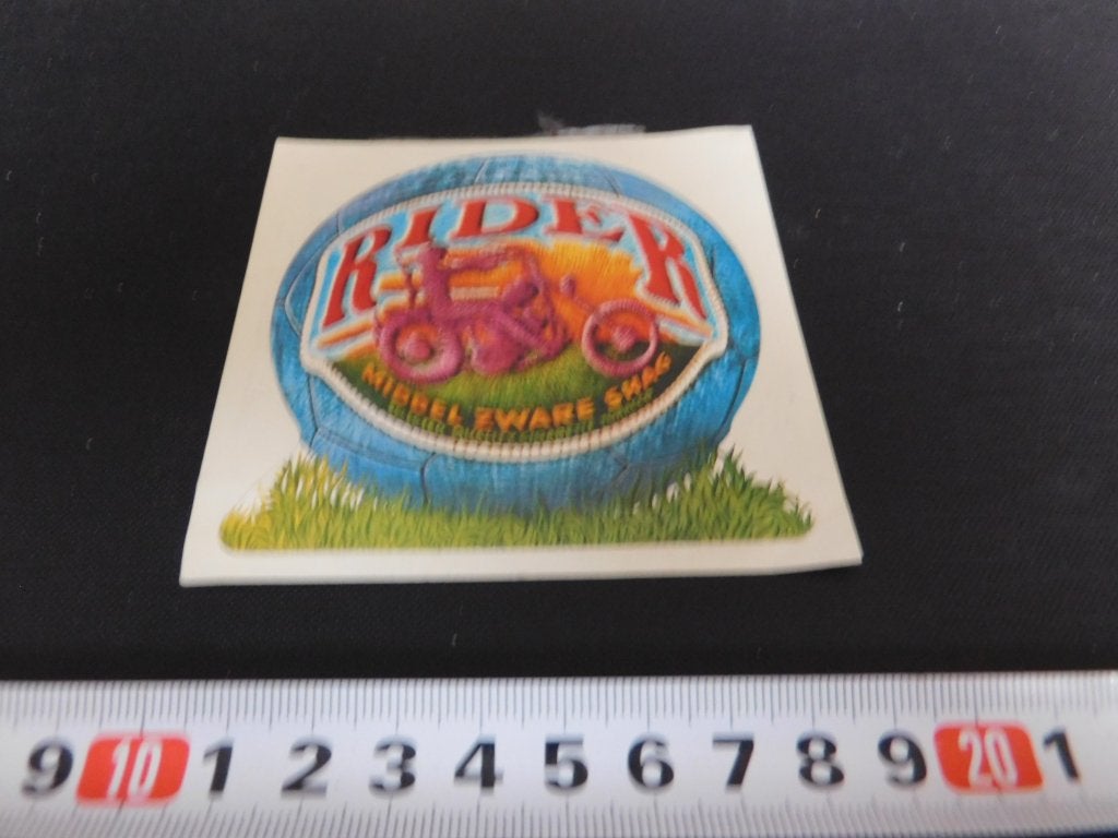 sticker RIDER Middel Zware Shag, Ophalen, Zo goed als nieuw