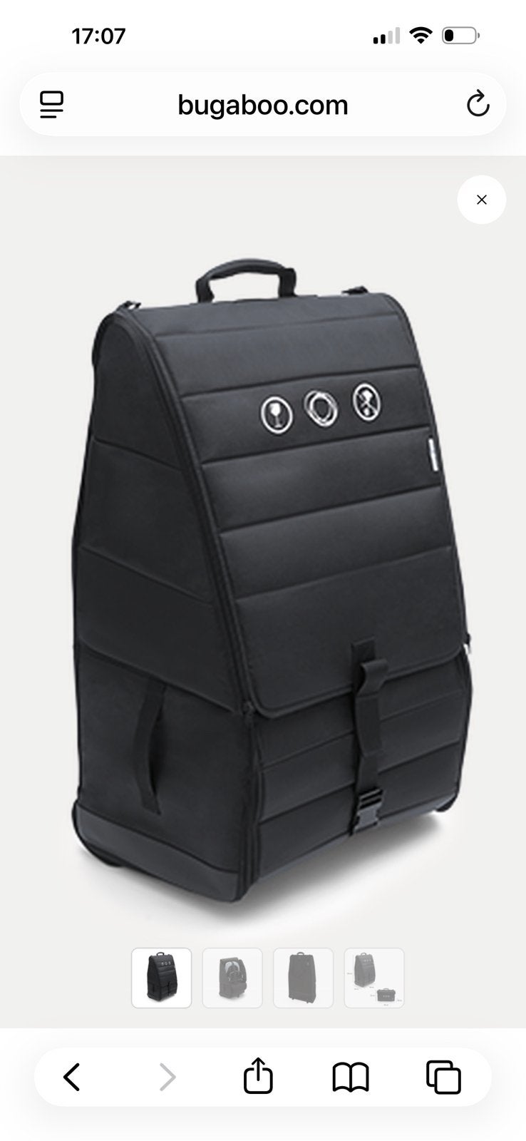 Bugaboo kinderwagen reis transporttas transportkoffer Nieuw!, Ophalen, Nieuw, Bugaboo