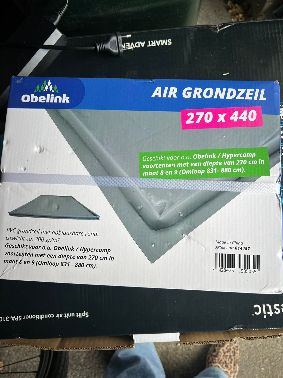 Air grondzeil 270x440 NIEUW IN DE DOOS, Caravans en Kamperen, Ophalen of Verzenden, Nieuw