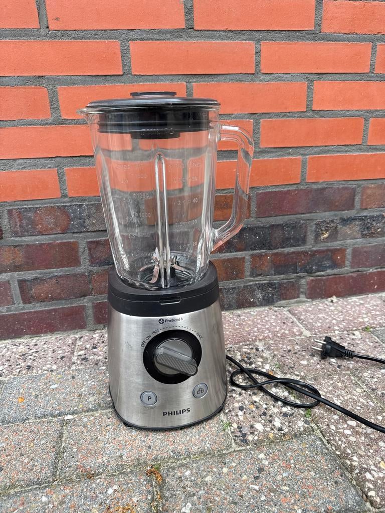 Philips blender pro blend 6, Ophalen, Gebruikt, 1 tot 2 liter, 3 snelheden of meer