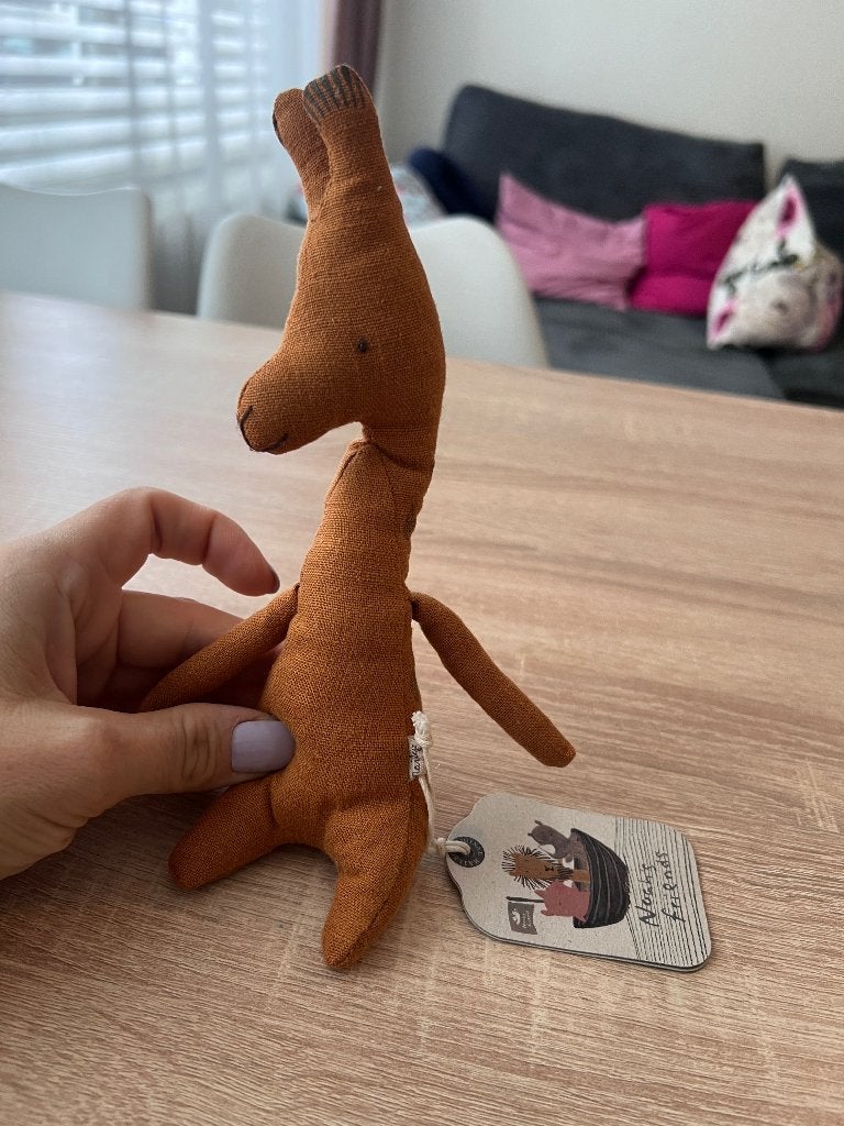 Maileg Noah’s Friends Giraffe Mini knuffel, Ophalen of Verzenden, Zo goed als nieuw, Overige typen