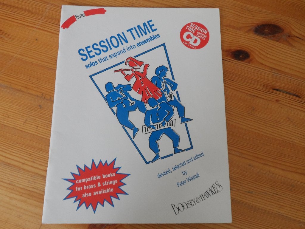 Session time - peter wastall, Gebruikt, Dwarsfluit of Piccolo, Ophalen of Verzenden, Artiest of Componist