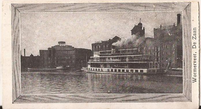 Verzamelplaatje Wormerveer De Zaan JP Coelingh Deventer, Verzamelen, Merken en Reclamevoorwerpen, Gebruikt, Overige typen, Ophalen of Verzenden