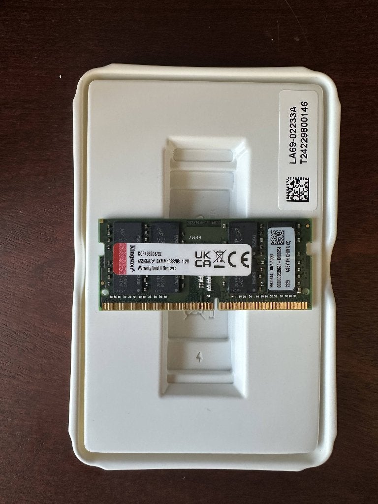 Kingston 32GB DDR4-2666 laptop geheugen — KCP426SD8/32, Computers en Software, RAM geheugen, 32 GB, DDR4, Ophalen of Verzenden
