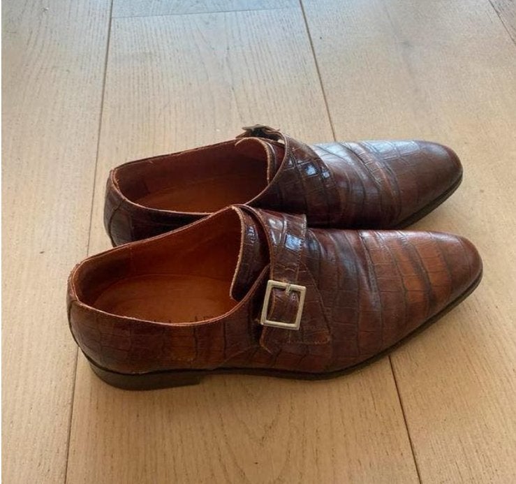 Reinhard frans 39 nieuwstaat, Bruin, Ophalen of Verzenden, Gespschoenen, Zo goed als nieuw
