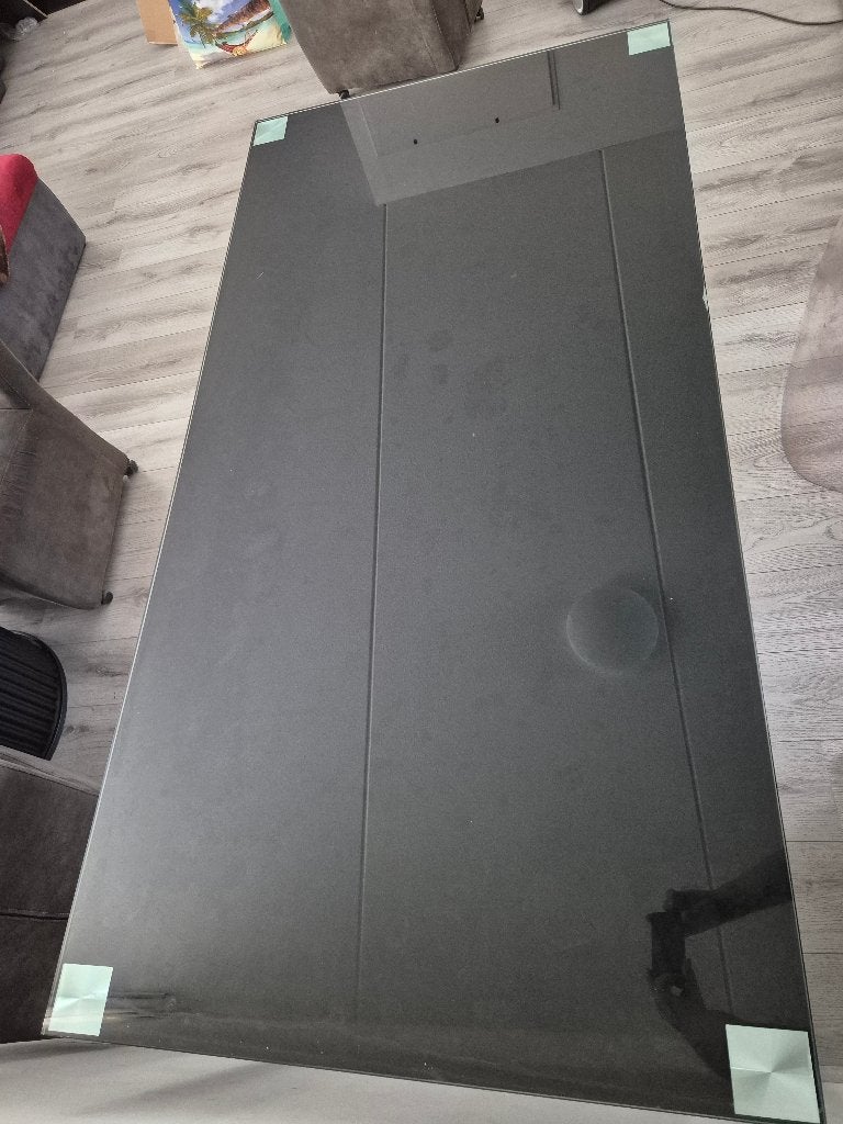 Tafel met 4 stoel, Huis en Inrichting, Stoelen, Ophalen, Stof, Gebruikt, Vier