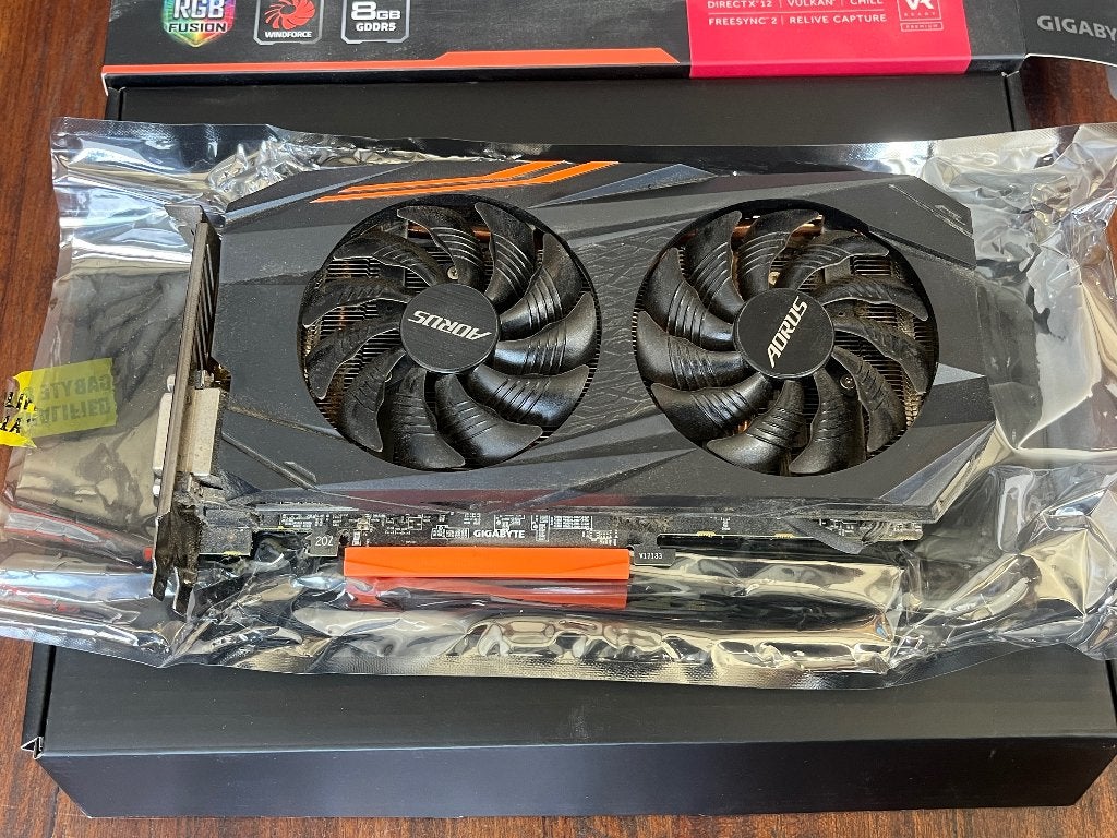 Gigabyte Aorus RX580 8G, Computers en Software, Videokaarten, Ophalen, PCI-Express 3, Gebruikt, AMD