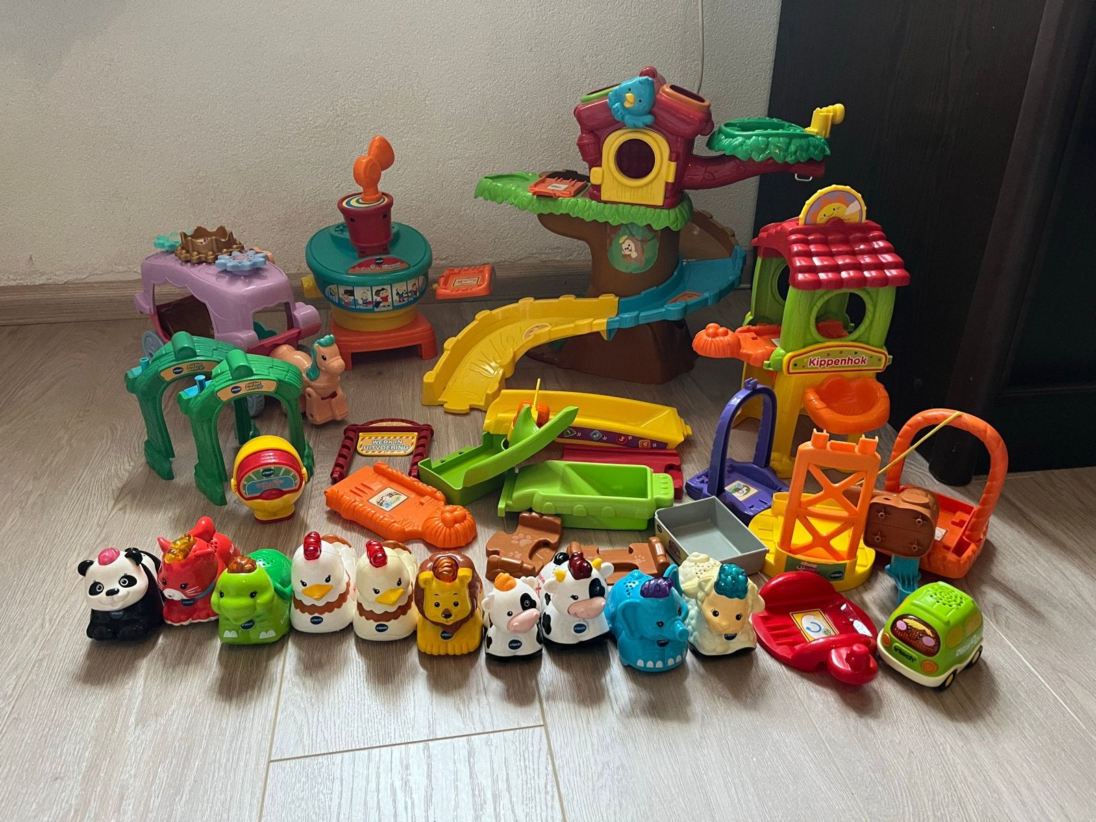 Grote set VTech Toet Toet Auto's en Zoef Zoef Dieren, Ophalen of Verzenden, Gebruikt, Jongen of Meisje