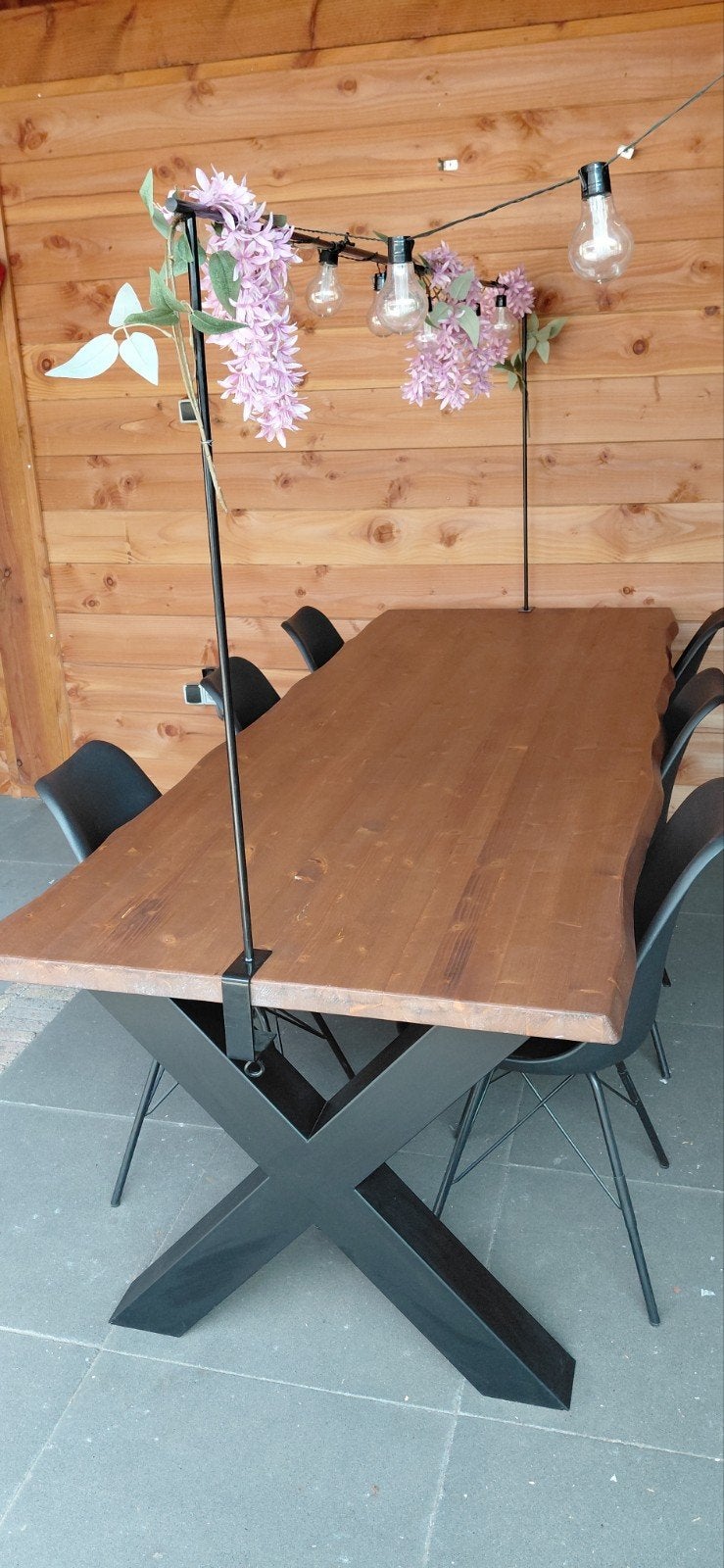 grote tafel, Huis en Inrichting, Ophalen, Zo goed als nieuw, Rechthoekig, 200 cm of meer