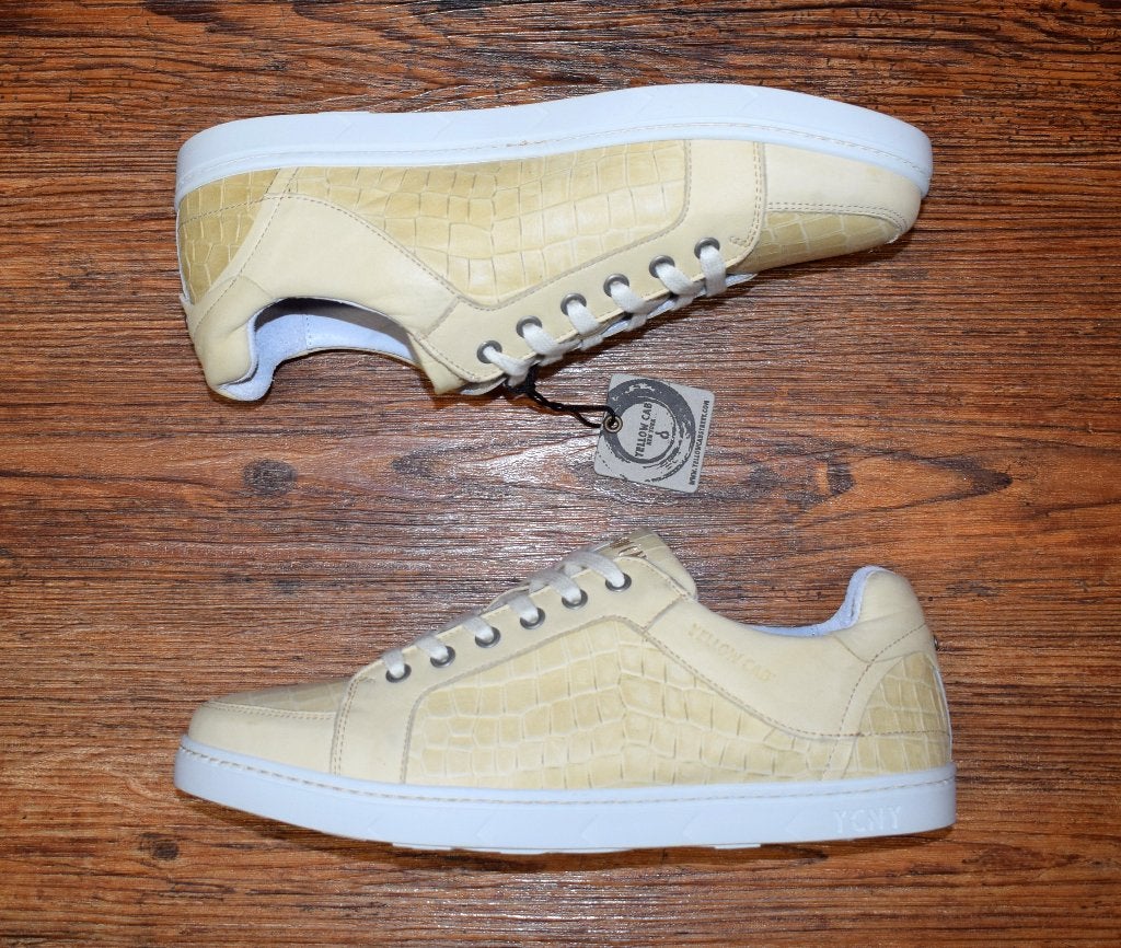 YELLOW CAB - leren Element sneakers offwhite - maat 44, Kleding | Heren, Overige kleuren, Nieuw, Ophalen of Verzenden, Sneakers of Gympen