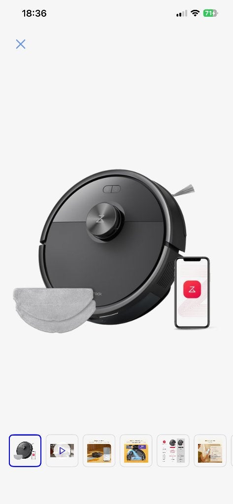 Roborock Q7 M5-2Dweil, Witgoed en Apparatuur, Stofzuigers, Ophalen of Verzenden, Zo goed als nieuw, Robotstofzuiger