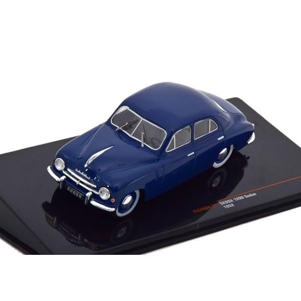 Skoda 1200 1952 Blauw Modelauto 1/43 Ixo Models Nieuw, Overige merken, Ixo Models, Auto, Ixo Models