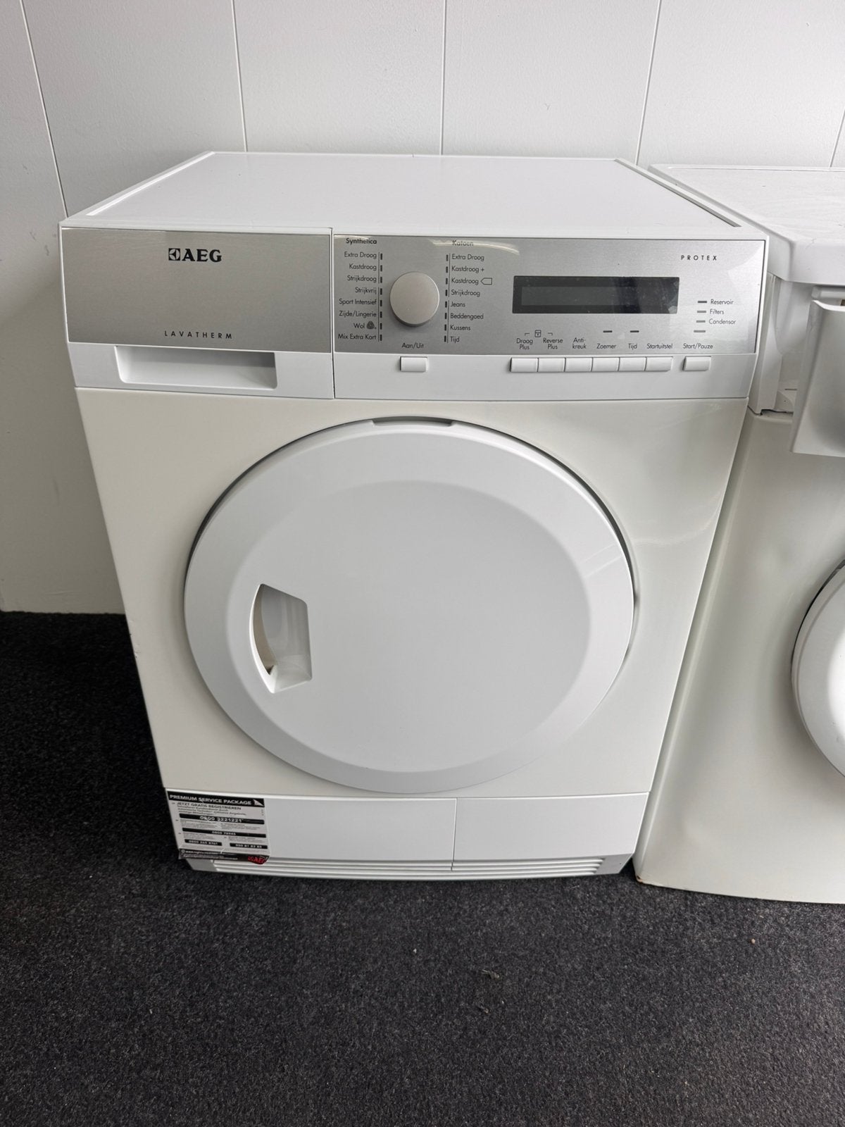 AEG WARMTEPOMPDROGER 8 KG A+++ met 1 jaar garantie, 6 tot 8 kg, N, Anti-kreukfase, N