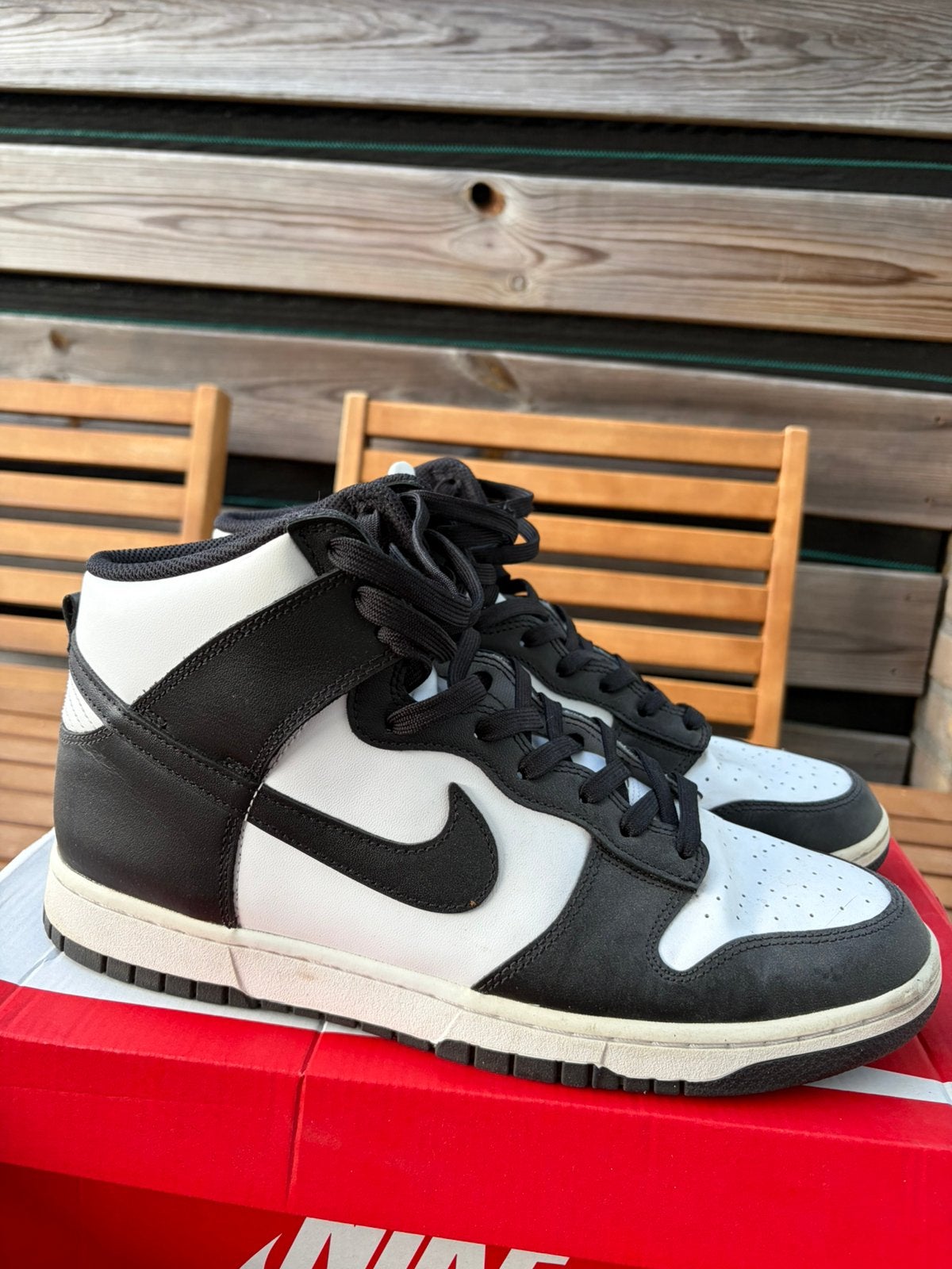 Nike Dunk High, Zwart, Ophalen of Verzenden, Sneakers of Gympen, Zo goed als nieuw