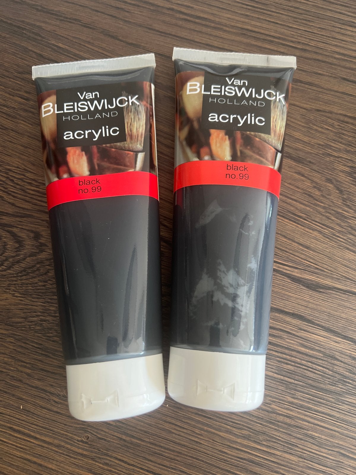 2x Acrylverf Zwart, Ophalen, Nieuw, Acrylverf