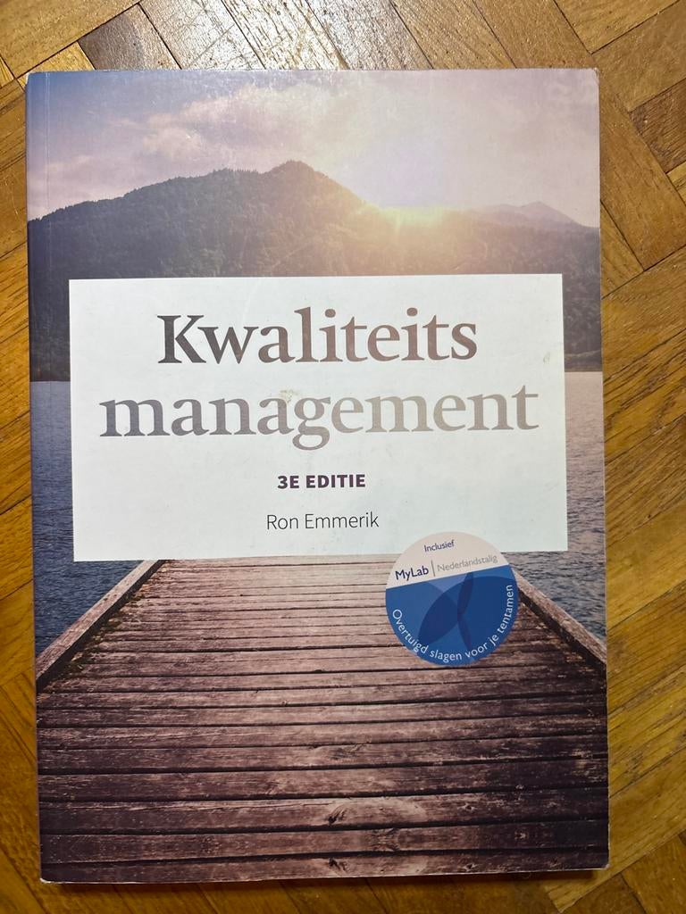 Kwaliteitsmanagement 3e editie - Ron Emmerik, Ophalen of Verzenden, Gamma, Gelezen, HBO