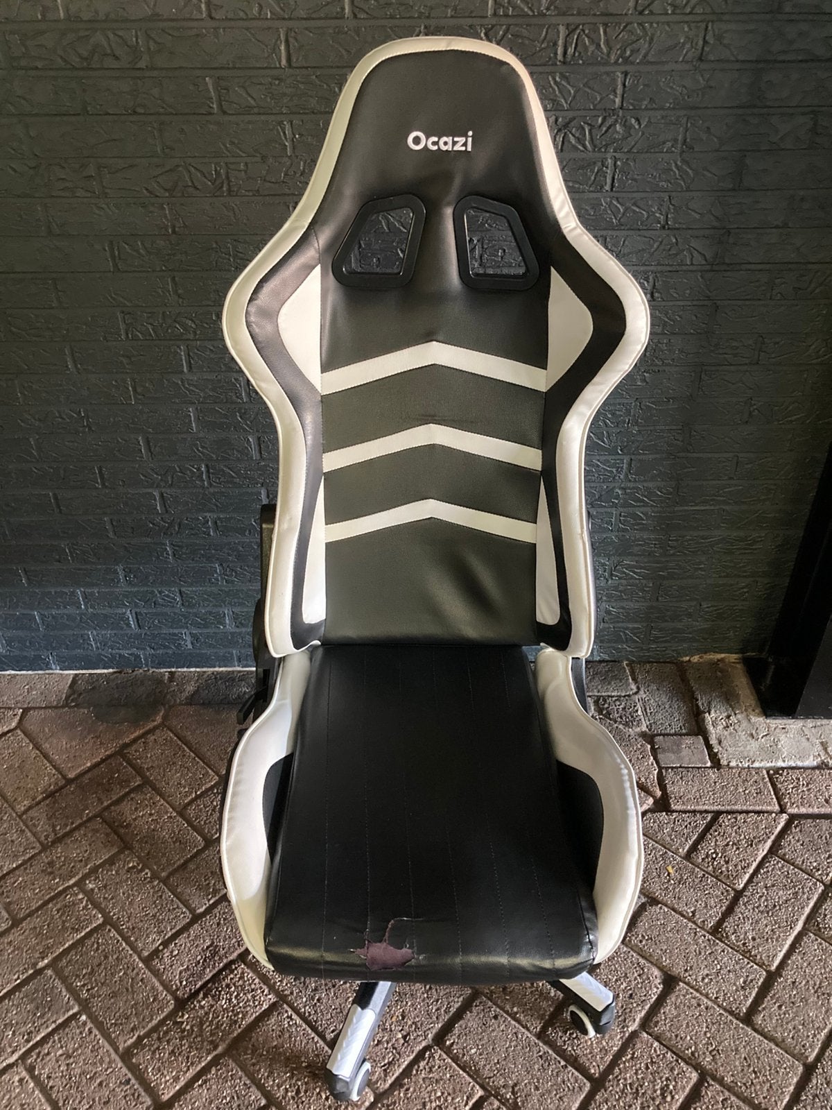 Gamestoel, Ophalen, Gebruikt, Zwart