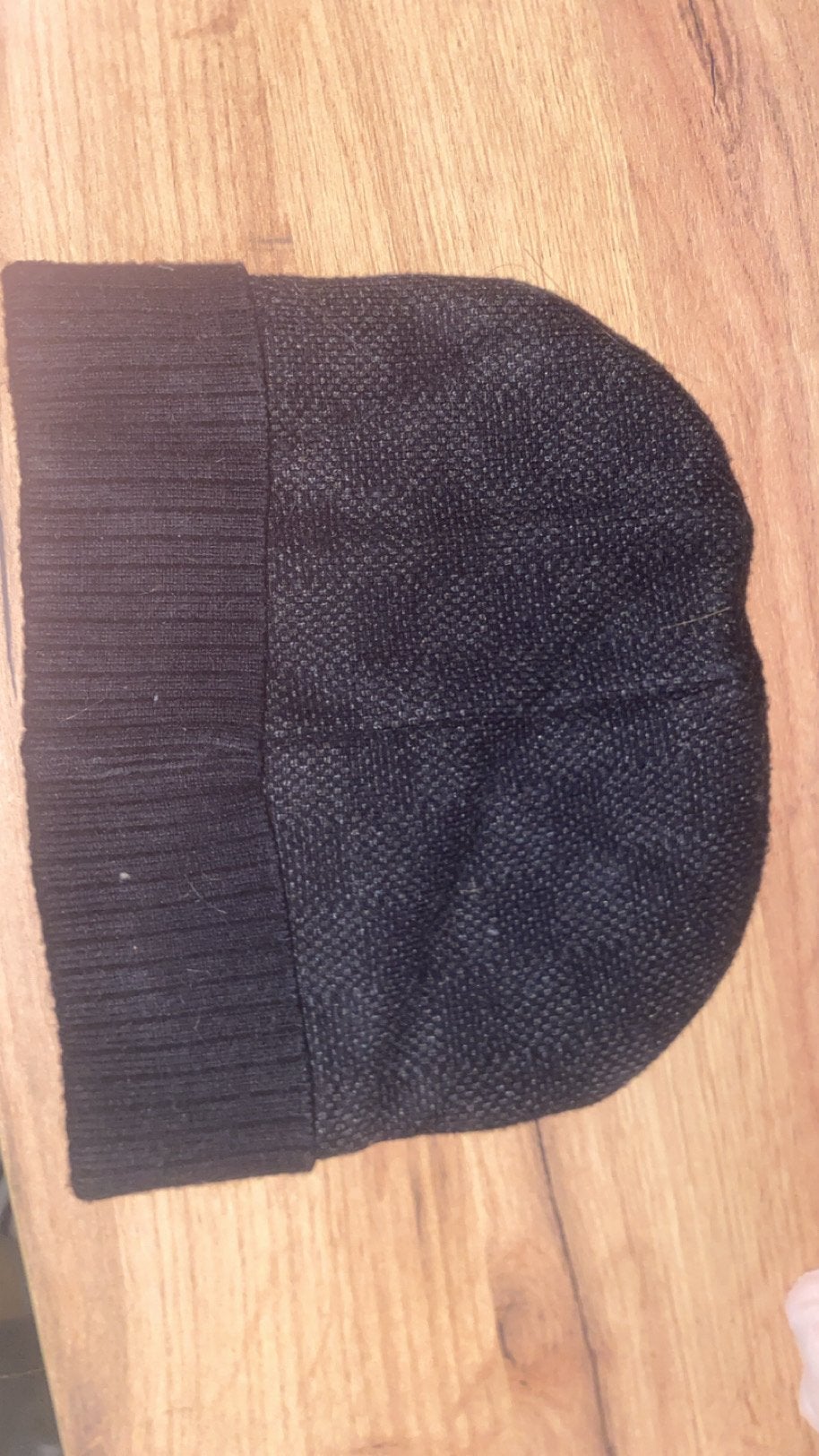 Louis Vuitton muts – zwart/grijs – stijlvolle wintermuts, Ophalen, Zo goed als nieuw, Overige maten, Muts