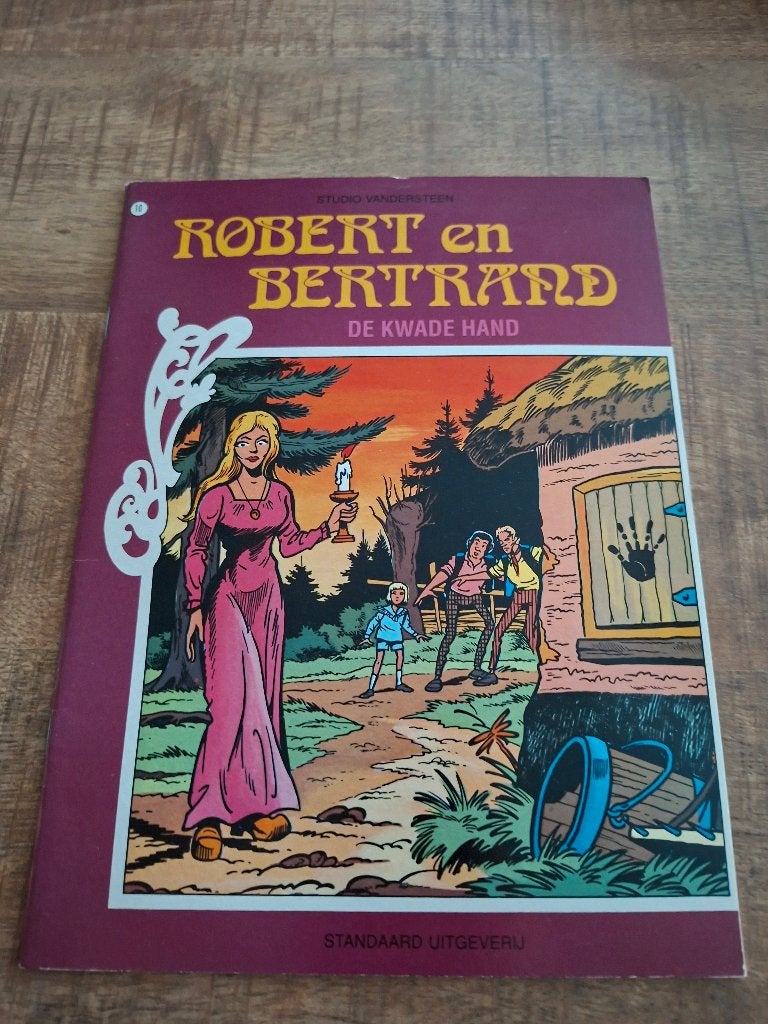 Robert en Bertrand 10 – De Kwade hand, Eén stripboek, Ophalen of Verzenden, Zo goed als nieuw